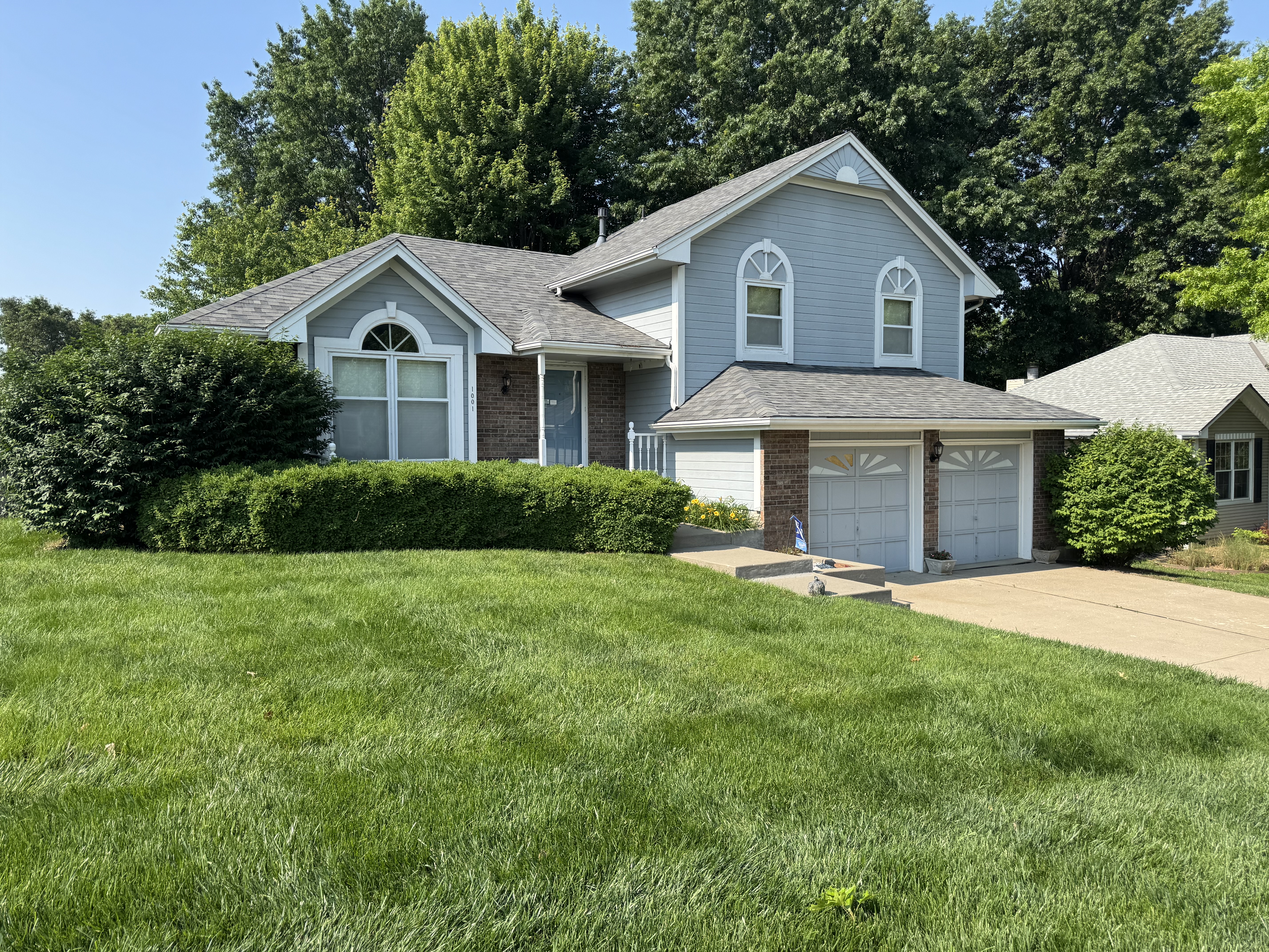 Lawn care project in Lee's Summit area