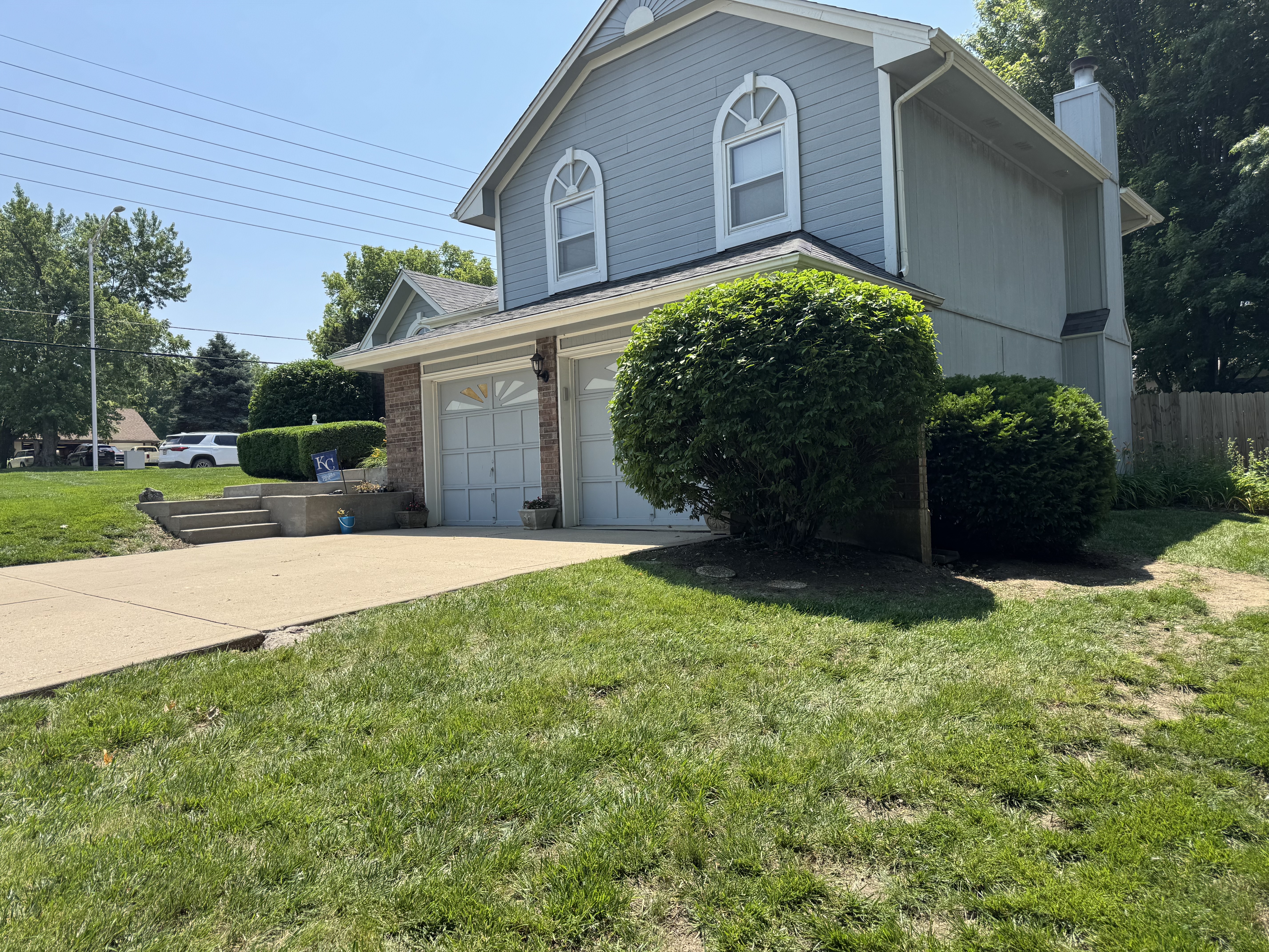 Professional landscaping work