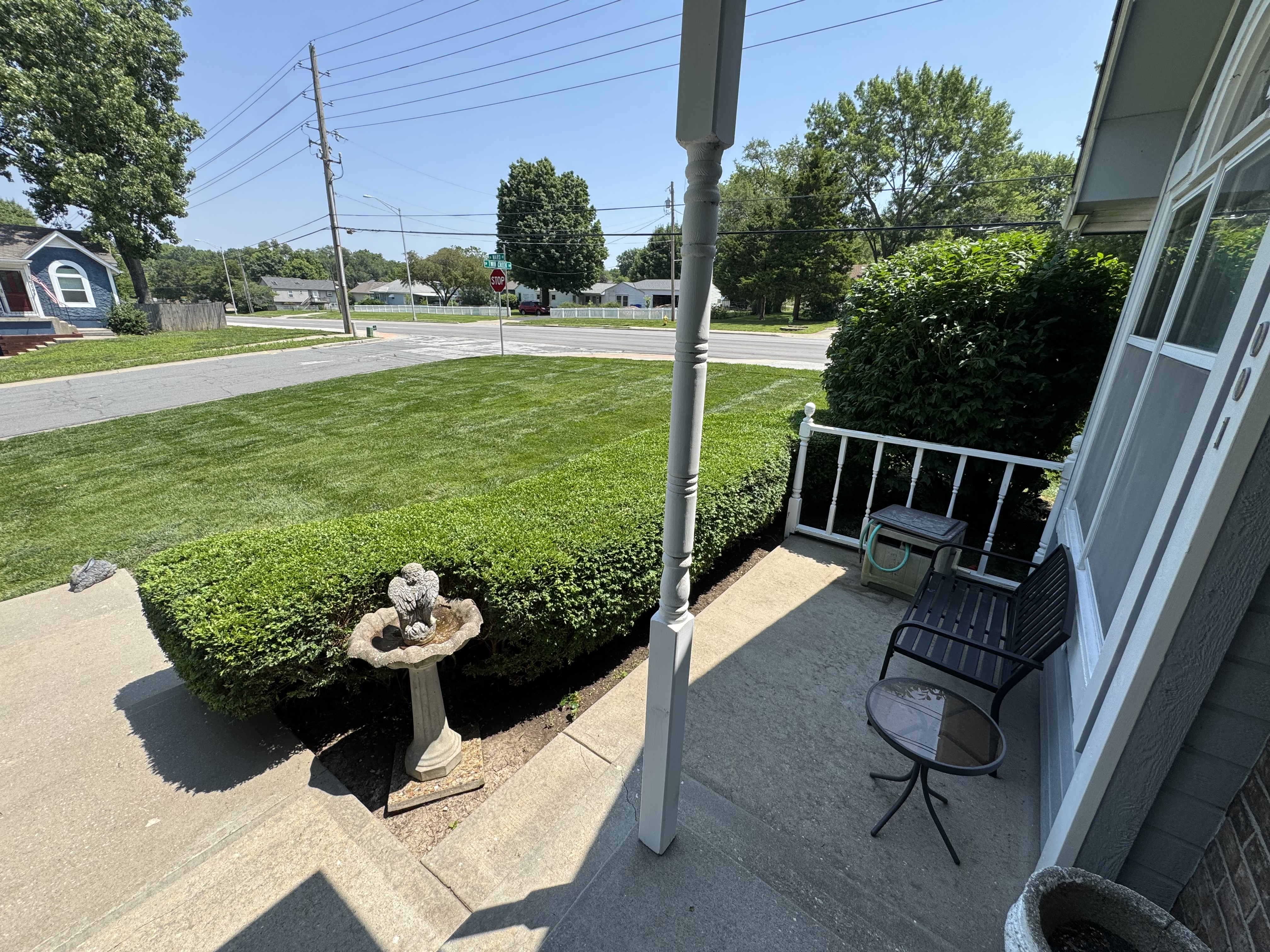 Lawn mowing and edging service