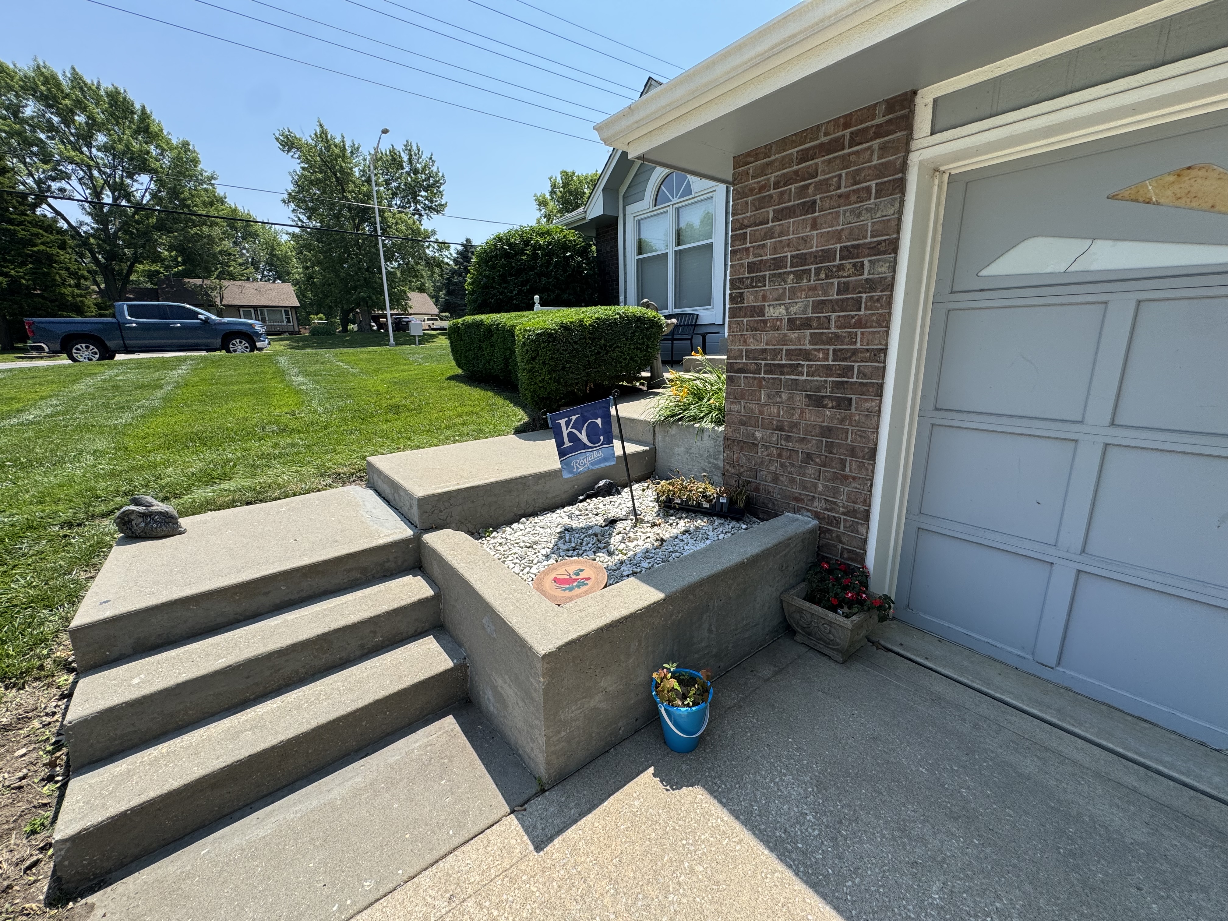 Residential lawn care maintenance